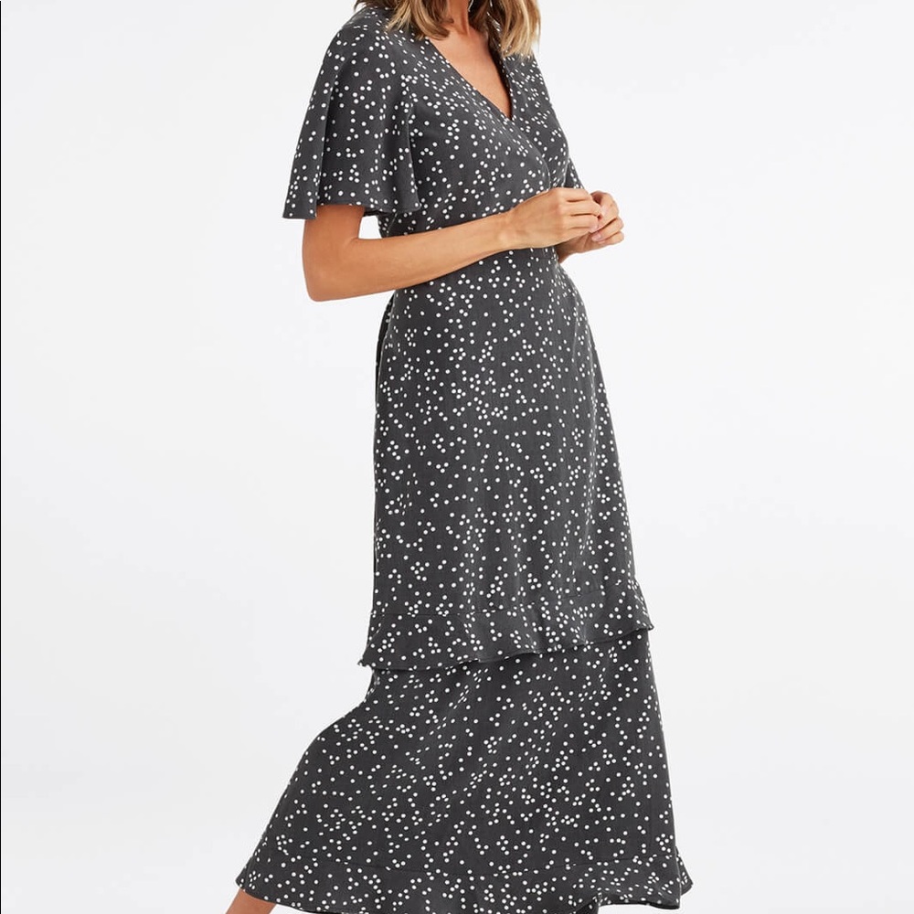 Vetta Capsule Tiered Wrap Dress